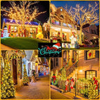 2 Pack 480 LED Solar String Lights - Image 6