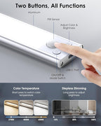 VerRon 14in Under Cabinet Lighting, 3200mAh Rechargeable Battery Powered Closet - Image 3