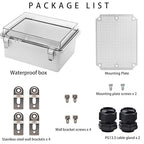 Outdoor Waterproof Electrical Box Junction Box Weatherproof IP67 ABS Plastic - Image 4