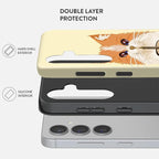 Compatible for Samsung Galaxy S24 FE 5G Case, Dual Layer Heavy Duty 2 in 1 - Image 2