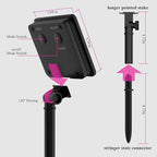2 Pack Solar String Lights Outdoor, 200 LED Extra-Long 72FT Solar Powered Lights - Image 5