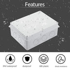 LeMotech Junction Box, Electrical Box IP65 Water Resistant Dustproof ABS - Image 5