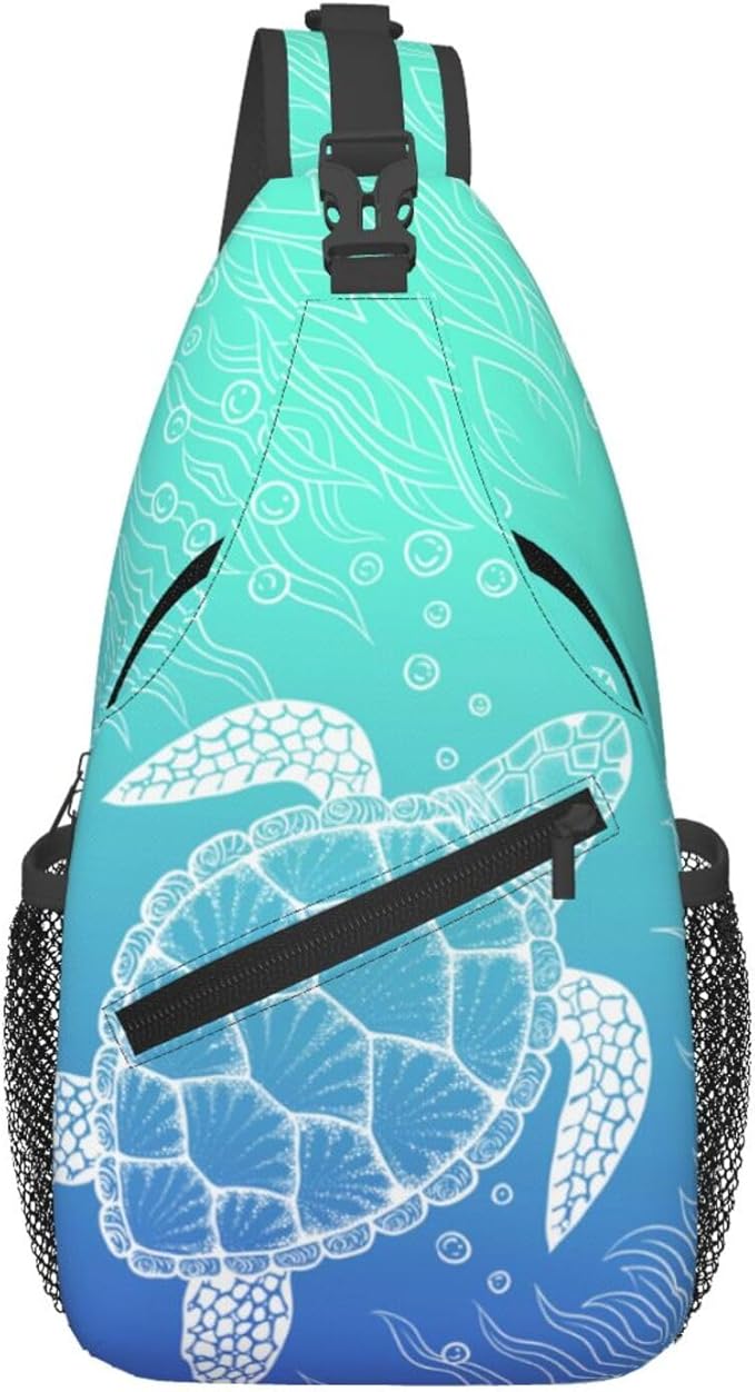 Sea Turtle Crossbody Sling Bags by Unknown