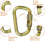 DEKABR Carabiner Heavy Duty, 45KN Twist Lock Steel Auto Locking Climbing - Image 6