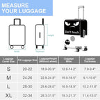 ANNA QUEEN Funny Don't Touch Luggage Cover, Stretchable Suitcase Protector - Image 7