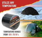 Mytee Products 8.8 oz Waterproof Black Vinyl Tarp Repair Tape 4 Inch x 25 FT - Image 4