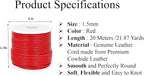 GENIQUE Real/Genuine Round Leather String Cord - Image 3