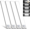 14inch Under Cabinet Lighting, 4 Pack Rechargeable Motion Sensor Light Indoor by AVEVA