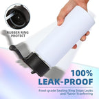 Volhoply 18oz Insulated Water Bottle Bulk 8 Pack, Kids Stainless Steel Water - Image 5