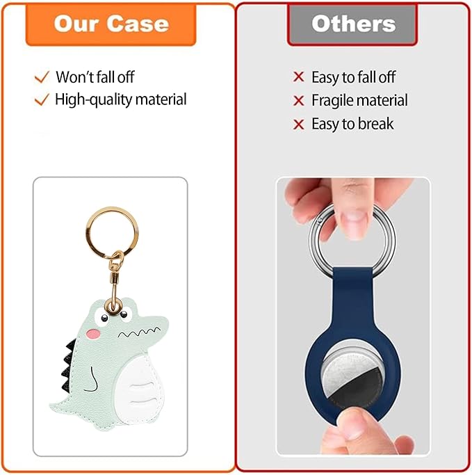 Leather Keychain Case Holder Compatible - Image 7