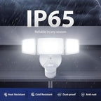 Onforu 75W LED Flood Light Motion Sensor Outdoor, 7000lm Dusk to Dawn Flood - Image 8