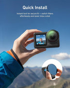 TELESIN Filters Set for DJI Osmo Action 5 Pro / 4/3, VND 2-32 Variable ND Filter - Image 8