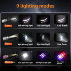 Headlamp 3 Packs, 230° Wide Beam Super Bright Head Lights, Detachable Mini - Image 5