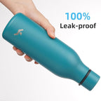 Insulated Water Bottle with Strap, 18 oz Double Wall Stainless Steel Vacuum - Image 5