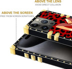 Compatible with iPhone 16 Pro Case, Elegant High Heels Luxury Golden Decoration - Image 6