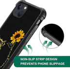 for iPhone 13 Mini Case, Pig Sunflower Yellow Sunshine Pattern Made of Soft - Image 5