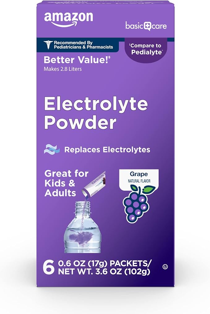 Amazon Basic Care Electrolyte Powder Packets by AmazonBasicCare