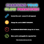 Craft County Glow in The Dark Zesty 21 Strand Luminous 550 Paracord – - Image 8