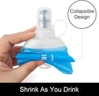 WILDREEDS 500ml Soft Flask, TPU Collapsible Soft Water Bottle - Image 3