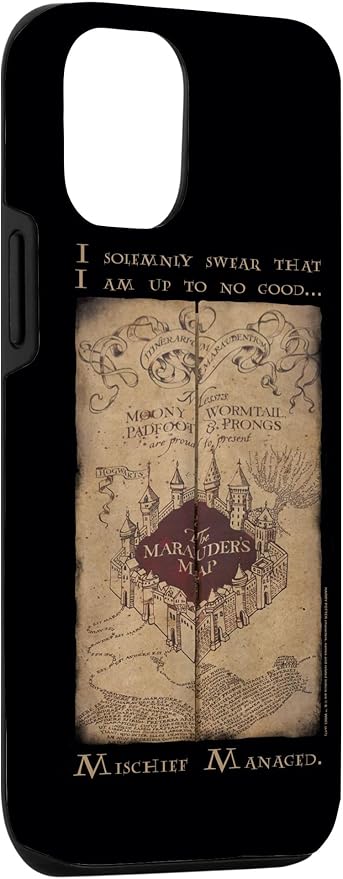 iPhone 12/12 Pro Harry Potter Marauder's Map Words Case - Image 3
