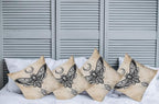 Ambesonne Fantasy Throw Pillow Cushion Case Pack of 4, Dead Head Hawk Moth Luna - Image 2