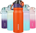 BJPKPK Insulated Water Bottle 18oz Stainless Steel Water Bottles by BJPKPK