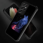 for Samsung Galaxy S21 Ultra Case, Galaxy Fox Wolf Pattern Graphic Design Girl - Image 3