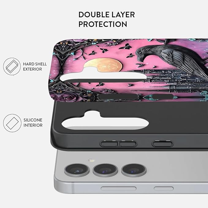 Compatible for Samsung Galaxy S26 Plus 5G Case, Dual Layer Heavy Duty 2 in 1 - Image 2
