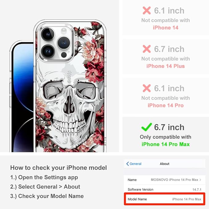 MOSNOVO Case for iPhone 14 Pro Max - Image 2