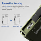 WUBEN G5 Rechargeable EDC Flashlight, Powerful RGB Flashights, 400 Lumens - Image 7