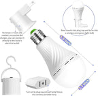 Emergency Rechargeable Light Bulbs, Battery Powered LED Light Bulb Daylight E26 - Image 2