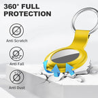 Linsaner Case for AirTag 2nd Gen & 1st Gen, Silicone Holder Keychain Key Ring - Image 2