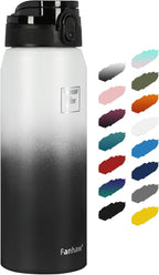 Fanhaw 24 oz Insulated Stainless Steel Water Bottle by FANHAW