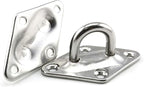 heyous 2 Set M8 Suspension Ceiling Wall Mount U Hook Anchor Hanger Stainless - Image 2