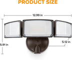 LUTEC 75W 8000 Lumen Floods Light Outdoor, Switch Controlled LED Security Lights - Image 7