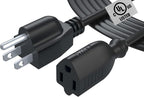 12Ft Power Extension Cord Cable Extender by PWR