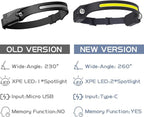 AlpsWolf LED Headlamp Rechargeable, 2 XPE LED and COB LED Head Lamp, Motion - Image 7
