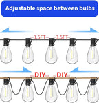 luckystyle 120FT LED Outdoor String Lights - Image 3
