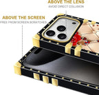 For iPhone 17 Pro Max Case Luxury Golden Decoration - Image 7
