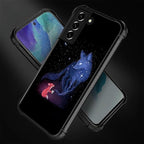for Samsung Galaxy S22 Plus Case, Galaxy Fox Wolf Pattern Graphic Design Girl - Image 5