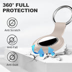 Linsaner Holder for AirTag 2nd Gen & 1st Gen, Silicone Case Keychain Key Ring - Image 3