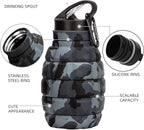 QiCheng&LYS Collapsible Water Bottle Sports Bottle 19.5OZ/580ml Travel Water - Image 3