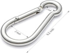 sprookber Stainless Steel Spring Snap Hook Carabiner - Image 2