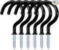 12 Pack Vinyl Coated Ceiling Hooks, Screw-in Mug Hooks by yuntop