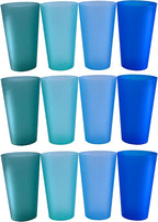 AOYITE 32 oz Reusable Drinking Cups, Unbreakable Large Plastic Tumblers set of by AOYITE