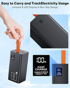 80000mAh Portable Charger Power Bank High Capacity, Fast Charging 30W PD USB C - Image 9