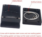 Project Box ABS Black Electrical Boxes IP65 Outdoor Waterproof Box Electronic - Image 5