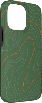 Backcountry Topo Guide Orange Lines Topographical Map Case - Image 3