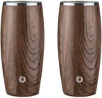 SNOWFOX Premium Vacuum Insulated Stainless Steel Beer Glass, Home Bar by Snowfox