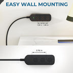 Outdoor Power Strip Weatherproof, Transparent IPX6 Waterproof Surge Protector - Image 7